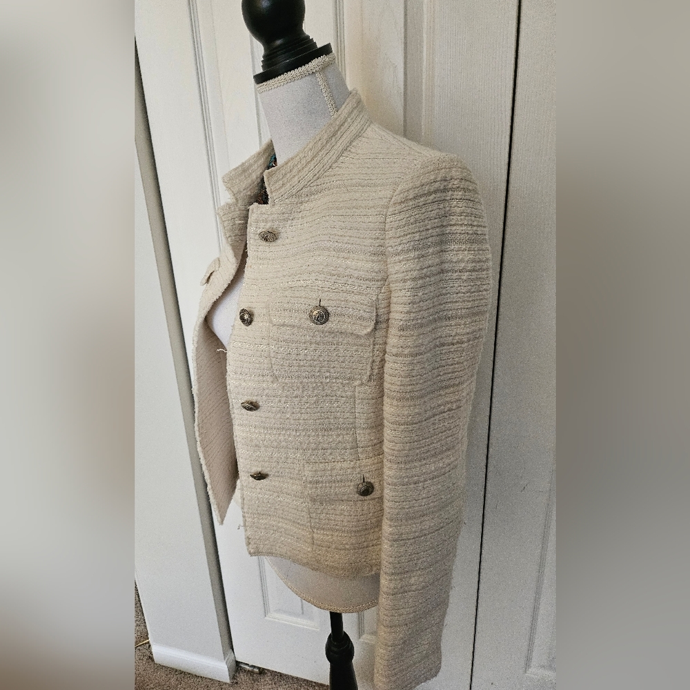 Zara ivory blazer